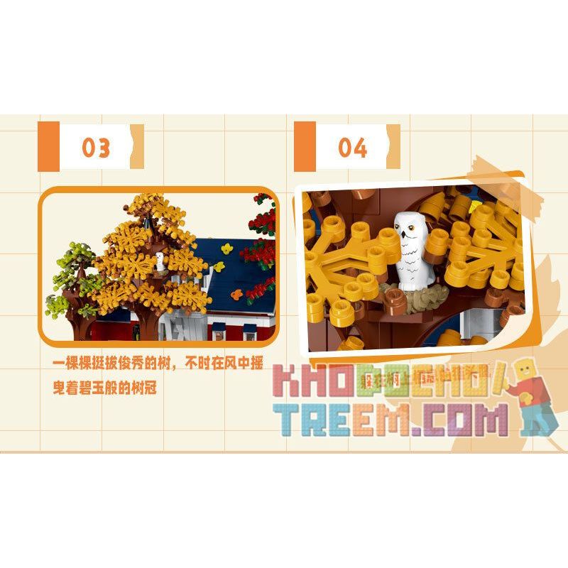 MorkModel 031055 Mork Model 031055 non  RƯỢU VANG bộ đồ chơi xếp lắp ráp ghép mô hình Creator AUTUMN WINERY Sáng Tạo 3775 khối