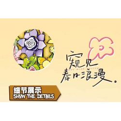 DOUBLE HEIGHT 20803 non  CỬA HÀNG HOA MÂY bộ đồ chơi xếp lắp ráp ghép mô hình FLOWER SHOP 681 khối