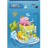 DOUBLE HEIGHT 20802 non  QUÁN NƯỚC GIẢI KHÁT BẠCH TUỘC bộ đồ chơi xếp lắp ráp ghép mô hình SQUIDWARD COLD DRINKS 687 khối