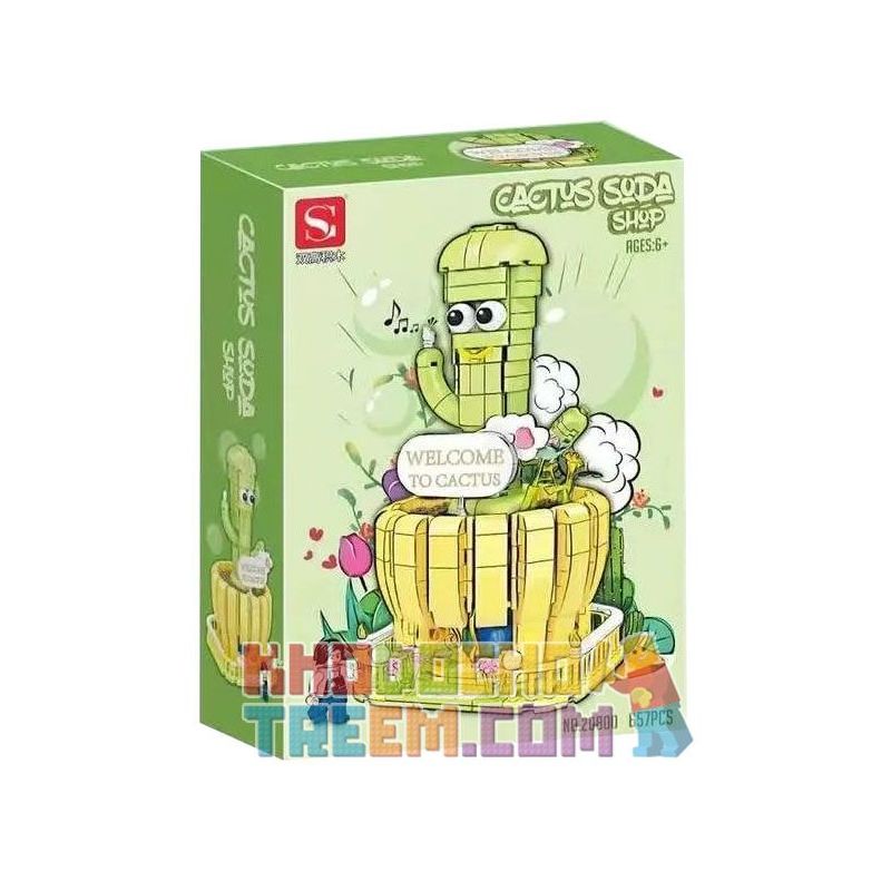 DOUBLE HEIGHT 20800 non Lego CỬA HÀNG NƯỚC NGỌT XƯƠNG RỒNG bộ đồ chơi ...