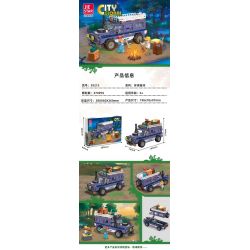 JIESTAR 59215 non  NGOÀI TRỜI BUỔI HÒA NHẠC bộ đồ chơi xếp lắp ráp ghép mô hình City Thành Phố 379 khối