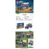 JIESTAR 59215 non  NGOÀI TRỜI BUỔI HÒA NHẠC bộ đồ chơi xếp lắp ráp ghép mô hình City Thành Phố 379 khối