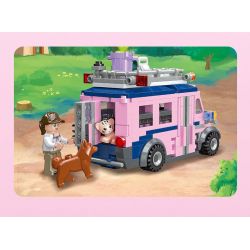 JIESTAR 59215 non  NGOÀI TRỜI BUỔI HÒA NHẠC bộ đồ chơi xếp lắp ráp ghép mô hình City Thành Phố 379 khối