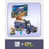 JIESTAR 59215 non  NGOÀI TRỜI BUỔI HÒA NHẠC bộ đồ chơi xếp lắp ráp ghép mô hình City Thành Phố 379 khối