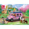 JIESTAR 59214 non  NGOÀI TRỜI ĐI CHƠI bộ đồ chơi xếp lắp ráp ghép mô hình City Thành Phố 353 khối