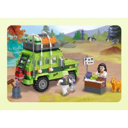 JIESTAR 59214 non  NGOÀI TRỜI ĐI CHƠI bộ đồ chơi xếp lắp ráp ghép mô hình City Thành Phố 353 khối