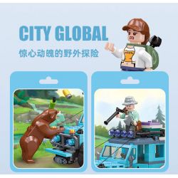 JIESTAR 59214 non  NGOÀI TRỜI ĐI CHƠI bộ đồ chơi xếp lắp ráp ghép mô hình City Thành Phố 353 khối