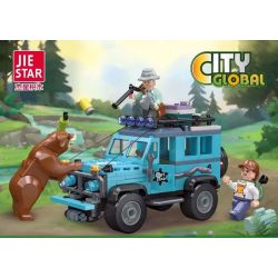 JIESTAR 59213 non  NGOÀI TRỜI CUỘC PHIÊU LƯU HOANG DÃ bộ đồ chơi xếp lắp ráp ghép mô hình City Thành Phố 277 khối