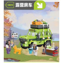 JIESTAR 59213 non  NGOÀI TRỜI CUỘC PHIÊU LƯU HOANG DÃ bộ đồ chơi xếp lắp ráp ghép mô hình City Thành Phố 277 khối