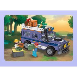 JIESTAR 59212 non  NGOÀI TRỜI CẮM TRẠI VÀ RVING bộ đồ chơi xếp lắp ráp ghép mô hình City Thành Phố 297 khối