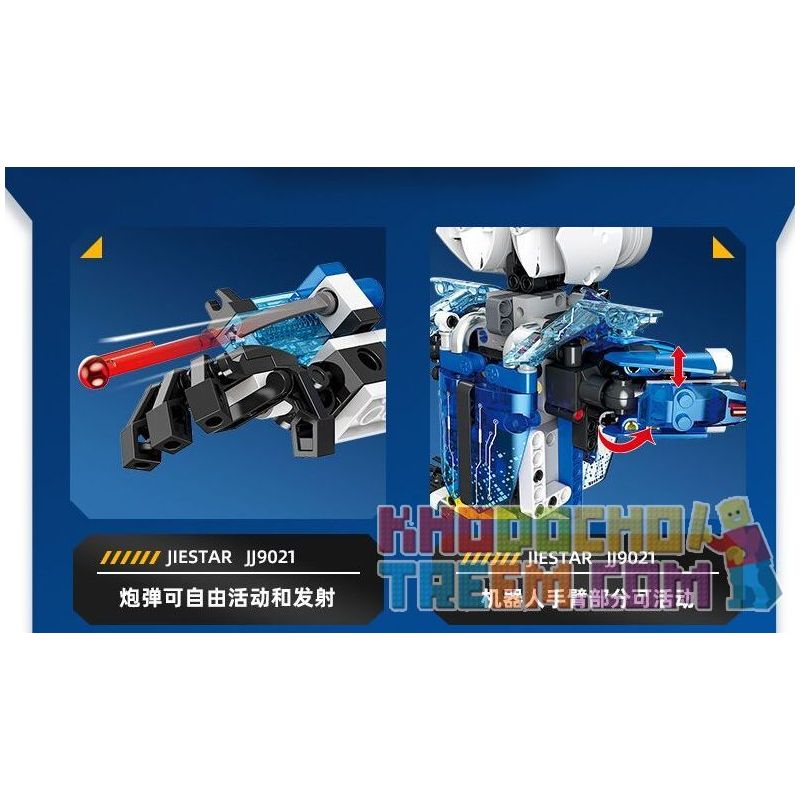 JIESTAR JJ9021 9021 non  ROBOT THU THẬP THÔNG TIN bộ đồ chơi xếp lắp ráp ghép mô hình  WALLBOT Kỹ Thuật Công Nghệ Cao Mô Hình Phương Tiện 472 khối