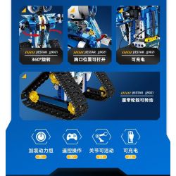 JIESTAR JJ9021 9021 non  ROBOT THU THẬP THÔNG TIN bộ đồ chơi xếp lắp ráp ghép mô hình  WALLBOT Kỹ Thuật Công Nghệ Cao Mô Hình Phương Tiện 472 khối