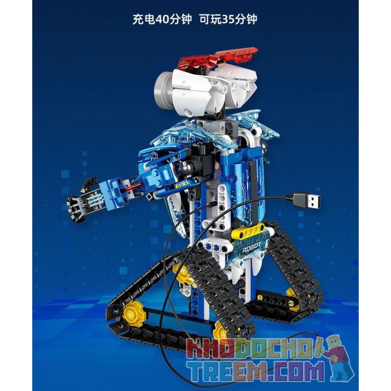 JIESTAR JJ9021 9021 non  ROBOT THU THẬP THÔNG TIN bộ đồ chơi xếp lắp ráp ghép mô hình  WALLBOT Kỹ Thuật Công Nghệ Cao Mô Hình Phương Tiện 472 khối