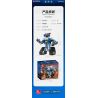 JIESTAR JJ9021 9021 non  ROBOT THU THẬP THÔNG TIN bộ đồ chơi xếp lắp ráp ghép mô hình  WALLBOT Kỹ Thuật Công Nghệ Cao Mô Hình Phương Tiện 472 khối