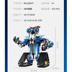 JIESTAR JJ9021 9021 non  ROBOT THU THẬP THÔNG TIN bộ đồ chơi xếp lắp ráp ghép mô hình  WALLBOT Kỹ Thuật Công Nghệ Cao Mô Hình Phương Tiện 472 khối