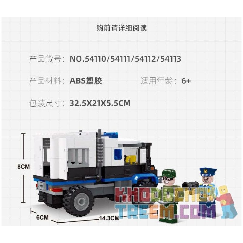 JIESTAR 54113 non  THÀNH PHỐ TOÀN CẦU XE CHỐNG CHÁY NỔ bộ đồ chơi xếp lắp ráp ghép mô hình City RIOT TRUCK 200 khối