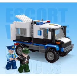 JIESTAR 54113 non  THÀNH PHỐ TOÀN CẦU XE CHỐNG CHÁY NỔ bộ đồ chơi xếp lắp ráp ghép mô hình City RIOT TRUCK 200 khối