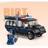 JIESTAR 54110 non  THÀNH PHỐ TOÀN CẦU XE HỘ TỐNG bộ đồ chơi xếp lắp ráp ghép mô hình City ESCORT VEHICLE 204 khối