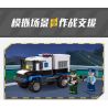 JIESTAR 54110 non  THÀNH PHỐ TOÀN CẦU XE HỘ TỐNG bộ đồ chơi xếp lắp ráp ghép mô hình City ESCORT VEHICLE 204 khối