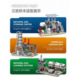 JIESTAR JJ9016 9016 non  NHÀ MÁY HÓA CHẤT TRẠM VẬN CHUYỂN KHÍ TỰ NHIÊN bộ đồ chơi xếp lắp ráp ghép mô hình City CHEMICAL PLANT LOADING STATION Thành Phố 721 khối