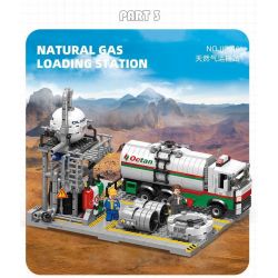JIESTAR JJ9016 9016 non  NHÀ MÁY HÓA CHẤT TRẠM VẬN CHUYỂN KHÍ TỰ NHIÊN bộ đồ chơi xếp lắp ráp ghép mô hình City CHEMICAL PLANT LOADING STATION Thành Phố 721 khối