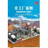 JIESTAR JJ9015 9015 non  NHÀ MÁY HÓA CHẤT PHÒNG THÍ NGHIỆM KHÍ ĐỐT TỰ NHIÊN bộ đồ chơi xếp lắp ráp ghép mô hình City CHEMICAL PLANT CHEMICALS LABORATORY Thành Phố 717 khối