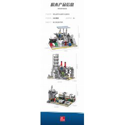 JIESTAR JJ9015 9015 non  NHÀ MÁY HÓA CHẤT PHÒNG THÍ NGHIỆM KHÍ ĐỐT TỰ NHIÊN bộ đồ chơi xếp lắp ráp ghép mô hình City CHEMICAL PLANT CHEMICALS LABORATORY Thành Phố 717 khối