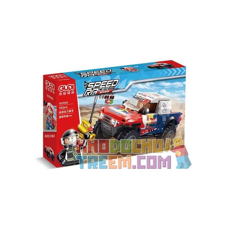 GUDI 10705A 10705B 10705C 10705D non  ĐUA XE THÀNH PHỐ 4 LOẠI WAR TIGER GREEN SHADOW SANDSTORM GUSTFUL WIND bộ đồ chơi xếp lắp ráp ghép mô hình Racers SPEED RACER Đua Tốc Độ 740 khối
