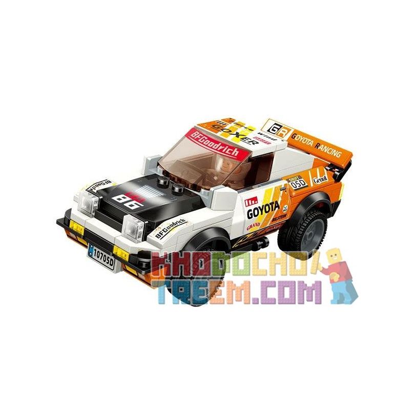 GUDI 10705A 10705B 10705C 10705D non  ĐUA XE THÀNH PHỐ 4 LOẠI WAR TIGER GREEN SHADOW SANDSTORM GUSTFUL WIND bộ đồ chơi xếp lắp ráp ghép mô hình Racers SPEED RACER Đua Tốc Độ 740 khối