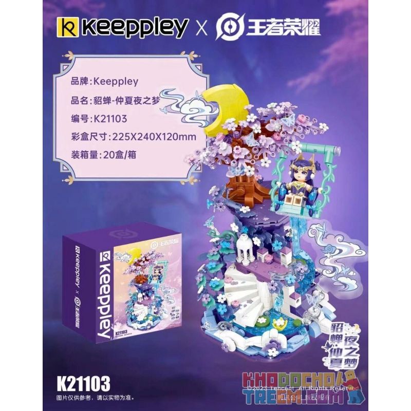 KEEPPLEY K21103 21103 non  DANH VƯƠNG ĐIÊU THUYỀN GIẤC MỘNG ĐÊM HÈ bộ đồ chơi xếp lắp ráp ghép mô hình Movie & Game Phim Và Trò Chơi