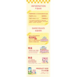 WEKKI 516414 non  CHIBI MARUKO-CHAN HỘP MÙ TIỆC NGOÀI VƯỜN NGÀY LỄ bộ đồ chơi xếp lắp ráp ghép mô hình Movie & Game Phim Và Trò Chơi