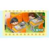 WEKKI 516413 non  CHIBI MARUKO-CHAN PHÒNG KHÁCH CỦA bộ đồ chơi xếp lắp ráp ghép mô hình Movie & Game Phim Và Trò Chơi