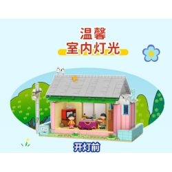 WEKKI 516413 non  CHIBI MARUKO-CHAN PHÒNG KHÁCH CỦA bộ đồ chơi xếp lắp ráp ghép mô hình Movie & Game Phim Và Trò Chơi