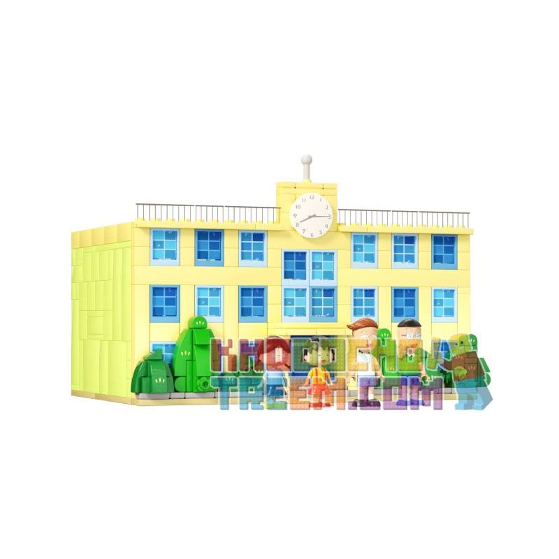 WEKKI 516412 non Lego CHIBI MARUKO-CHAN LỚP (4) NĂM THỨ BA CỦA bộ đồ chơi xếp lắp ráp ghép mô hình Movie & Game Phim Và Trò Chơi