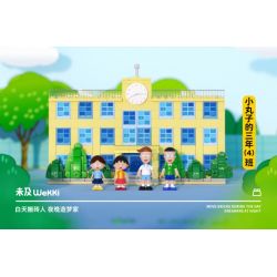 WEKKI 516412 non  CHIBI MARUKO-CHAN LỚP (4) NĂM THỨ BA CỦA bộ đồ chơi xếp lắp ráp ghép mô hình Movie & Game Phim Và Trò Chơi