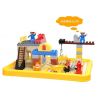 HYSTOYS HONGYUANSHENG AOLEDUOTOYS HG-1481 1481 HG1481 Xếp hình kiểu    Construction Site Công Trường Xây Dựng Có Bàn Hộp 56 khối