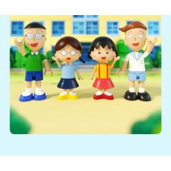 WEKKI 516412 non  CHIBI MARUKO-CHAN LỚP (4) NĂM THỨ BA CỦA bộ đồ chơi xếp lắp ráp ghép mô hình Movie & Game Phim Và Trò Chơi