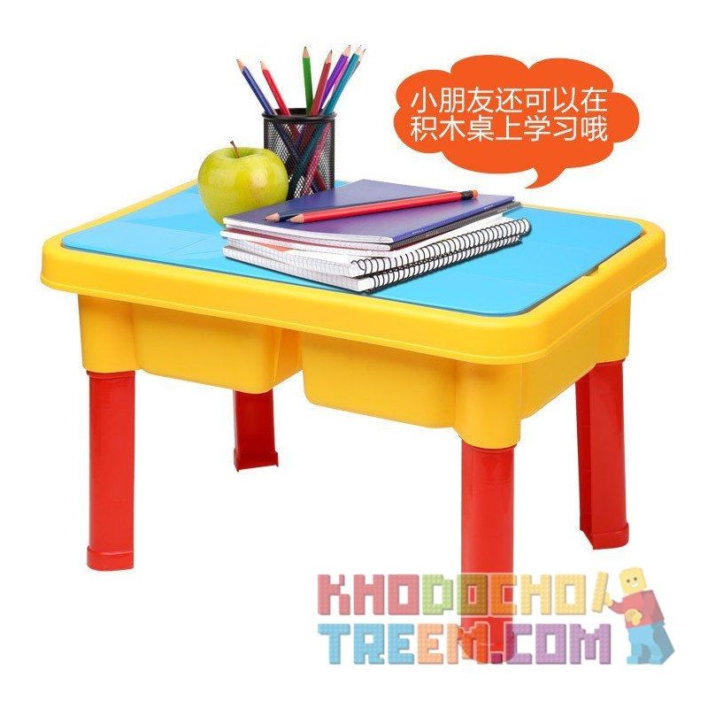 HYSTOYS HONGYUANSHENG AOLEDUOTOYS HG-1481 1481 HG1481 Xếp hình kiểu    Construction Site Công Trường Xây Dựng Có Bàn Hộp 56 khối