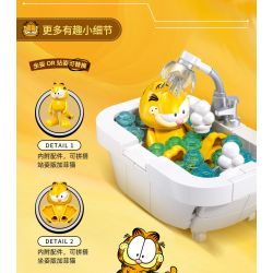 SLUBAN M38-B1221 B1221 1221 M38B1221 38-B1221 non  MÔ HÌNH GARFIELD 6 bộ đồ chơi xếp lắp ráp ghép mô hình Movie & Game Phim Và Trò Chơi