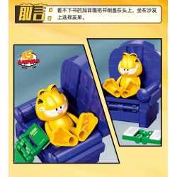 SLUBAN M38-B1221 B1221 1221 M38B1221 38-B1221 non  MÔ HÌNH GARFIELD 6 bộ đồ chơi xếp lắp ráp ghép mô hình Movie & Game Phim Và Trò Chơi