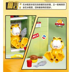 SLUBAN M38-B1221 B1221 1221 M38B1221 38-B1221 non  MÔ HÌNH GARFIELD 6 bộ đồ chơi xếp lắp ráp ghép mô hình Movie & Game Phim Và Trò Chơi
