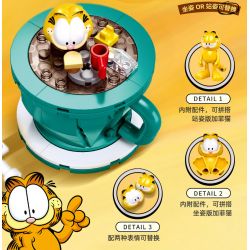 SLUBAN M38-B1221 B1221 1221 M38B1221 38-B1221 non  MÔ HÌNH GARFIELD 6 bộ đồ chơi xếp lắp ráp ghép mô hình Movie & Game Phim Và Trò Chơi