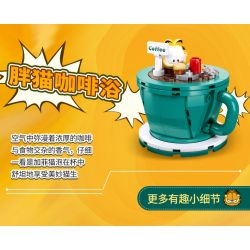 SLUBAN M38-B1221 B1221 1221 M38B1221 38-B1221 non  MÔ HÌNH GARFIELD 6 bộ đồ chơi xếp lắp ráp ghép mô hình Movie & Game Phim Và Trò Chơi