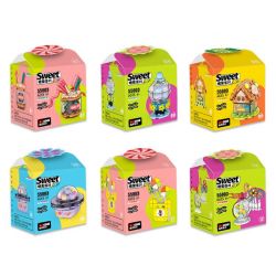 DECOOL BRICKCOOL 55003 non  TIỆC KẸO 12 MẪU bộ đồ chơi xếp lắp ráp ghép mô hình SWEET