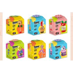 DECOOL BRICKCOOL 55003 non  TIỆC KẸO 12 MẪU bộ đồ chơi xếp lắp ráp ghép mô hình SWEET