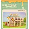 DECOOL BRICKCOOL 88006 non  QUÁN CÀ PHÊ MÈO bộ đồ chơi xếp lắp ráp ghép mô hình CUTE PET COFFEE SHOP