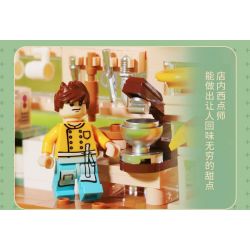 DECOOL BRICKCOOL 88006 non  QUÁN CÀ PHÊ MÈO bộ đồ chơi xếp lắp ráp ghép mô hình CUTE PET COFFEE SHOP