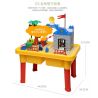 HYSTOYS HONGYUANSHENG AOLEDUOTOYS HG-1485 1485 HG1485 Xếp hình kiểu    Police Station Trại Giam Của Cảnh Sát Có Bàn Hộp 45 khối