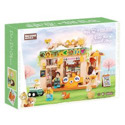 DECOOL BRICKCOOL 88005 non  CỬA HÀNG TRÁNG MIỆNG THÚ CƯNG DỄ THƯƠNG bộ đồ chơi xếp lắp ráp ghép mô hình CUTE PET DESSERT SHOP