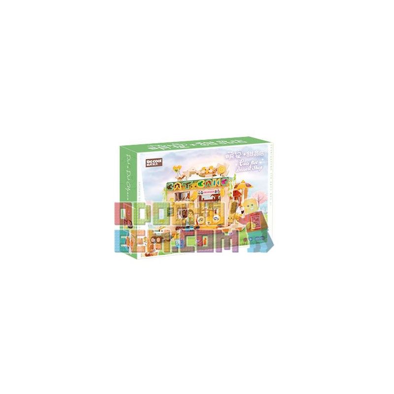 DECOOL BRICKCOOL 88005 non  CỬA HÀNG TRÁNG MIỆNG THÚ CƯNG DỄ THƯƠNG bộ đồ chơi xếp lắp ráp ghép mô hình CUTE PET DESSERT SHOP